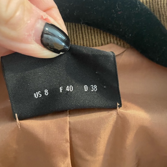 AKRIS CORDUROY STYLE BLAZER SIZE 8 - Picture 4 of 5